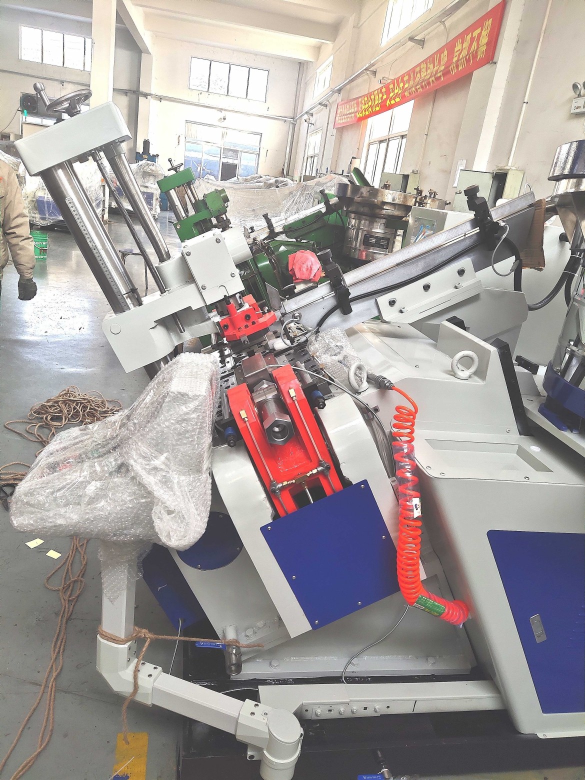 Self drilling screw point forming machine AE-6300D lauched